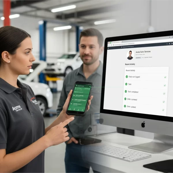 Automatic Sync of Field Activities