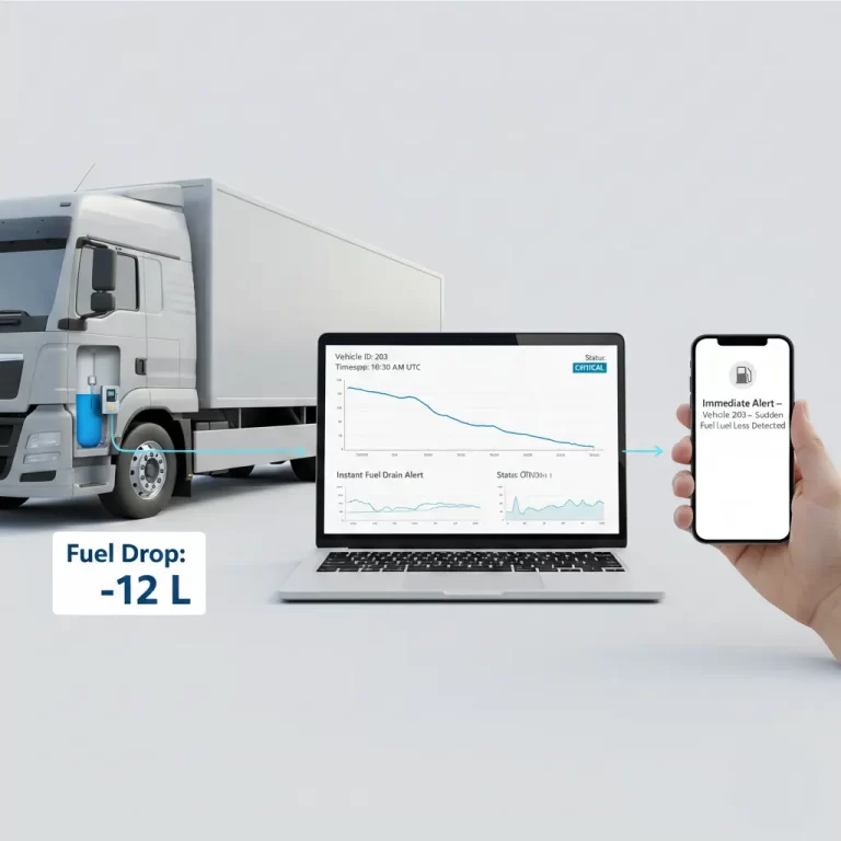 Instant Fuel Drain Detection