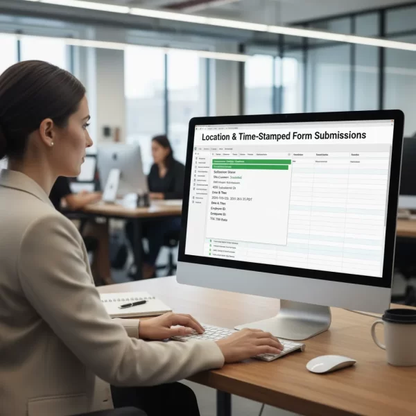 Location & Time-Stamped Form Submissions