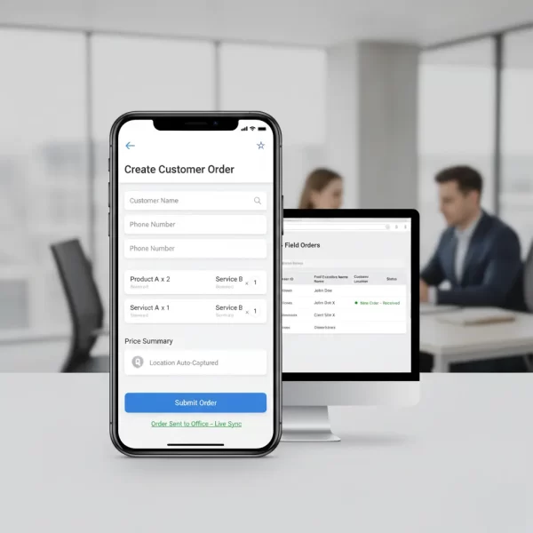 Real-Time Order Creation from the Field