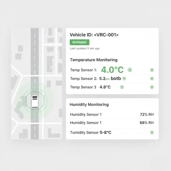 Real-Time Temperature Monitoring in Transit