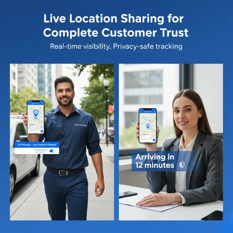 Transparent Live Location Sharing for Better Customer Trust