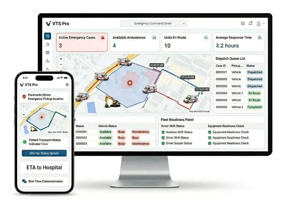 Improve emergency fleet readiness with VTS Pro