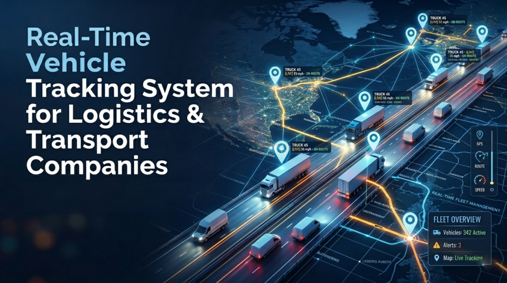 Real-Time Vehicle Tracking System for Logistics & Transport Companies