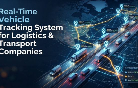 Real-Time Vehicle Tracking System for Logistics & Transport