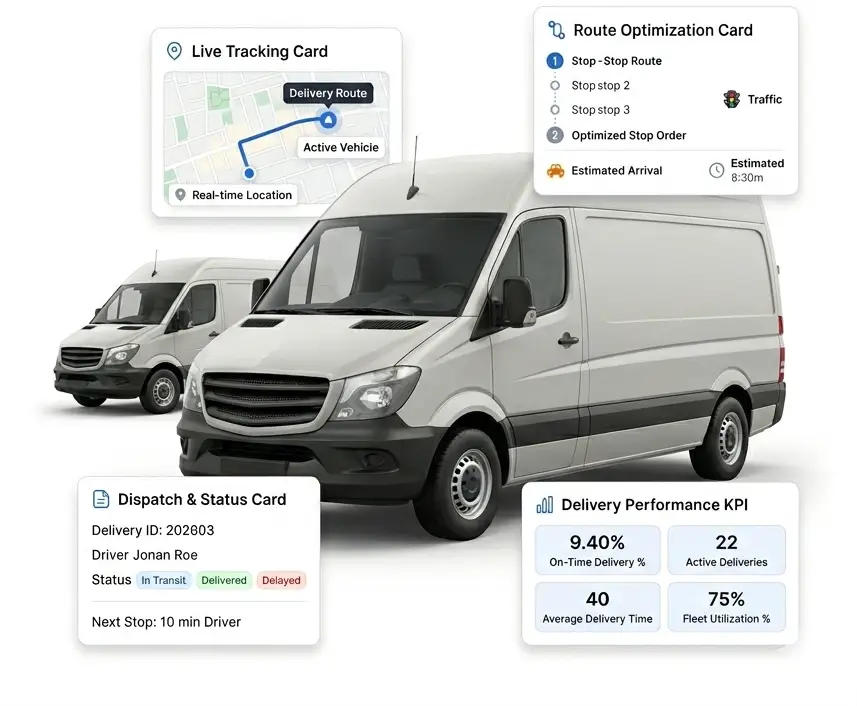 Sahaj VTS Pro for Delivery Operations
