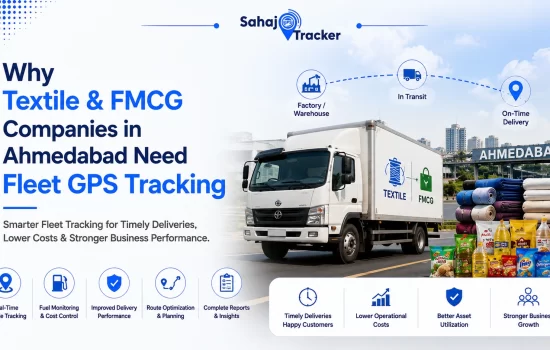 Why Textile & FMCG Companies in Ahmedabad Need Fleet GPS Tracking