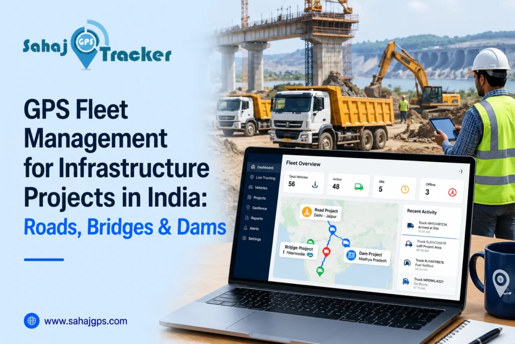 GPS Fleet Management for Infrastructure Projects in India: Roads, Bridges & Dams