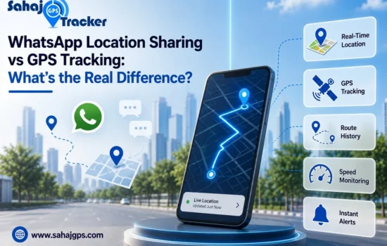 WhatsApp location sharing vs GPS tracking comparison with live GPS map and tracking features
