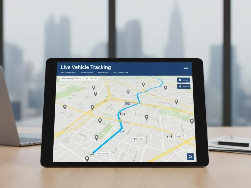 Live Vehicle Monitoring with Accurate Maps