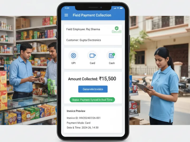 Smart Payment Collection & Instant Invoicing for Field Teams